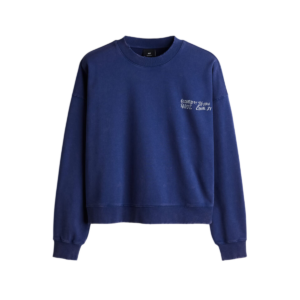 เสื้อสเวตเชิ้ตพิมพ์ลายทรงโอเวอร์ไซส์